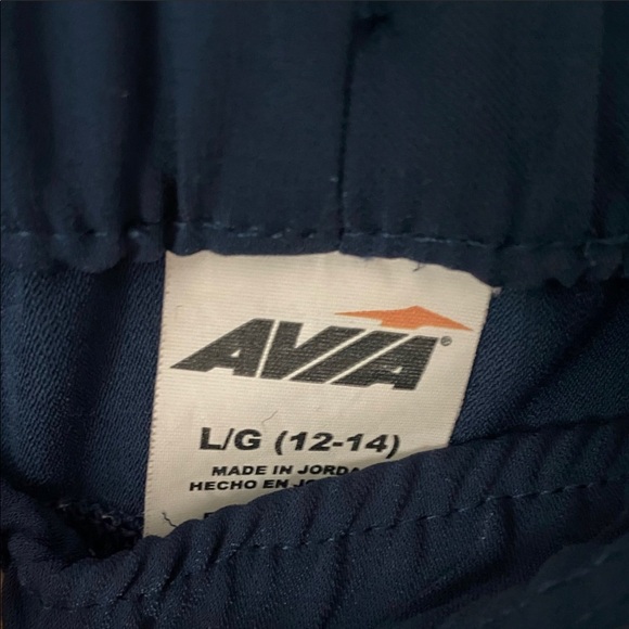 Avia hi waisted casual navy tie waistband jogger pants - Picture 5 of 5